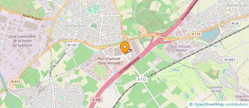 localisation de l'entreprise SODINES à SAINT-AUNES