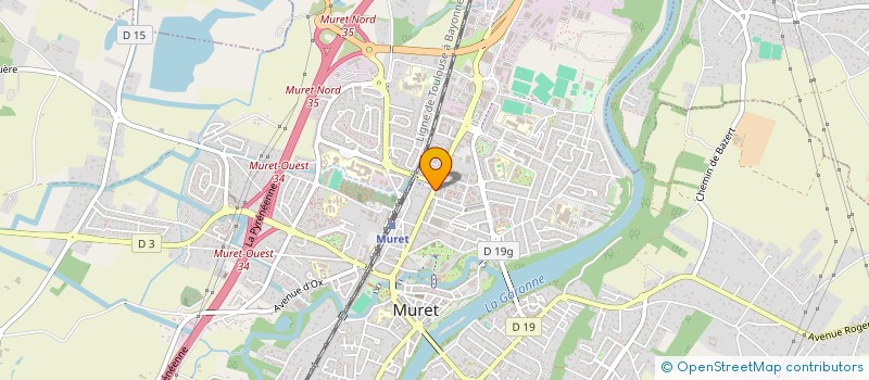 localisation de l'entreprise SODINEX DIFFUSION à MURET