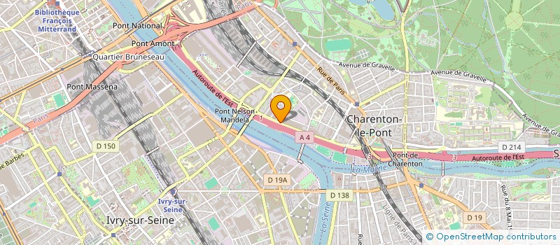 localisation de l'entreprise SODINFOR  CHARENTON-LE-PONT