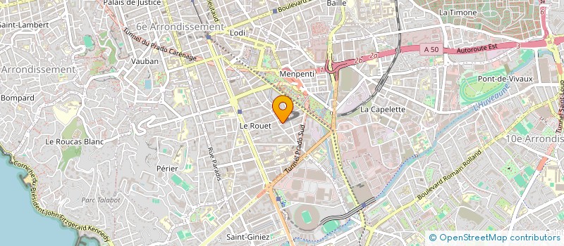 localisation de l'entreprise SODINFORM à MARSEILLE