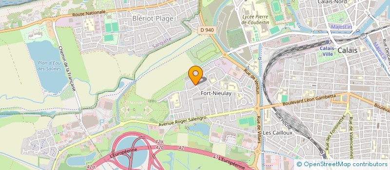 localisation de l'entreprise SODINIEULAY  CALAIS