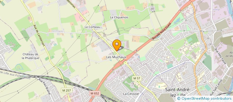 localisation de l'entreprise SODINOR à SAINT-ANDRE-LEZ-LILLE