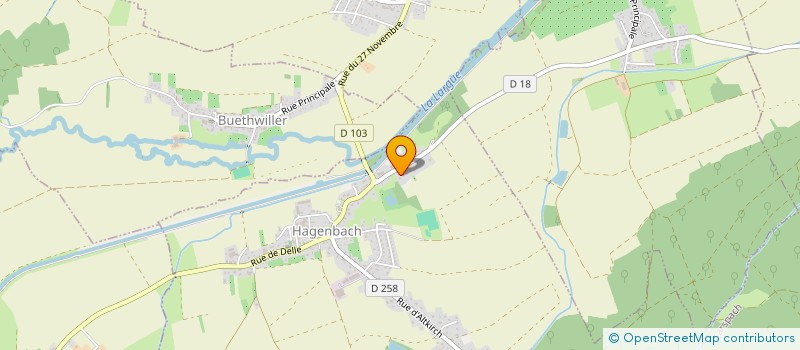 localisation de l'entreprise SODIPA  RIXHEIM