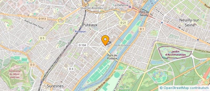 localisation de l'entreprise SODIPACK à PUTEAUX