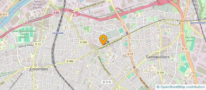 localisation de l'entreprise SODIPAIN à ASNIERES-SUR-SEINE