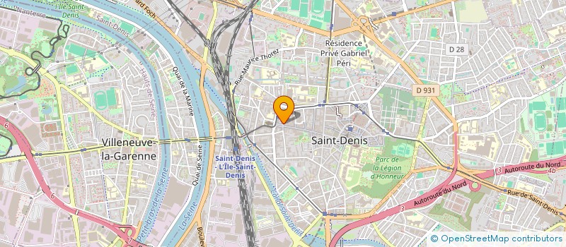 localisation de l'entreprise SODIPAL à SAINT-DENIS