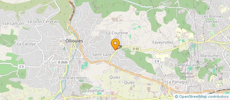 localisation de l'entreprise SODIPAT à OLLIOULES