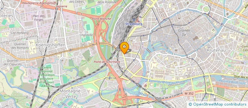 localisation de l'entreprise SODIPEC à STRASBOURG