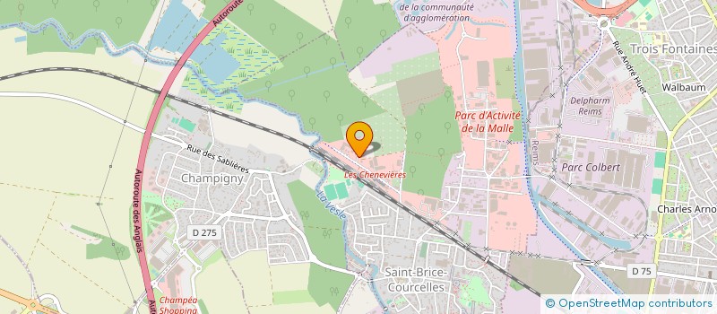 localisation de l'entreprise SODIPEC à SAINT-BRICE-COURCELLES