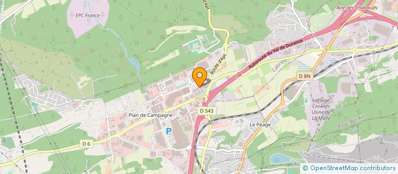localisation de l'entreprise SODIPLAN à CABRIES