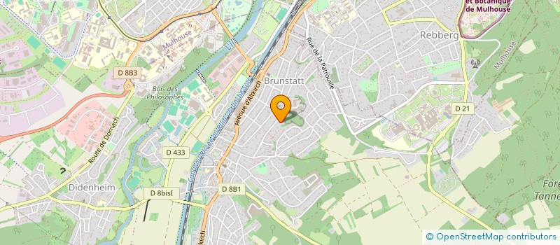 localisation de l'entreprise SODIPLANT à BRUNSTATT-DIDENHEIM