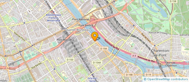 localisation de l'entreprise SODIPLEC  IVRY-SUR-SEINE