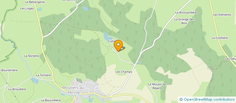 localisation de l'entreprise SODIPOLE SOCIETE DE DIFFUSION DE PRODUITS ET DE SERVICES POUR L'ELEVAGE à MOUTIERS-AU-PERCHE