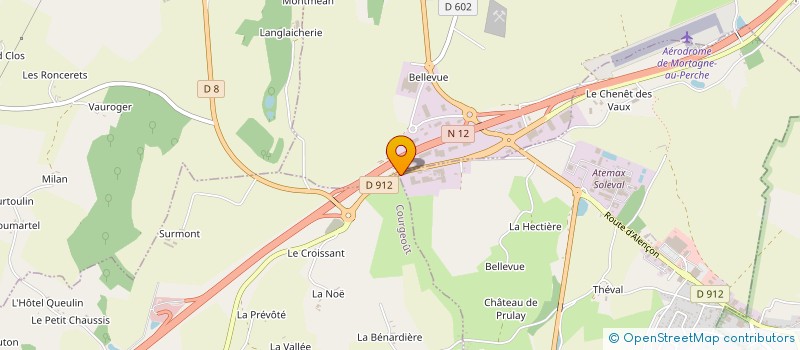 localisation de l'entreprise SODIPREN à SAINT-HILAIRE-LE-CHATEL