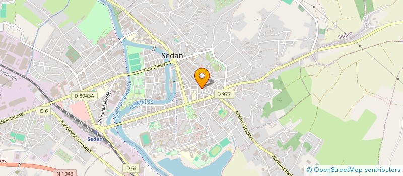 localisation de l'entreprise SODIPRI  SEDAN