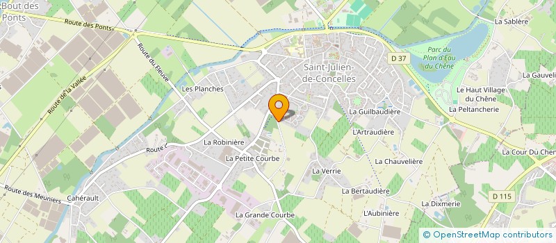 localisation de l'entreprise SODIPRIM à SAINT-JULIEN-DE-CONCELLES