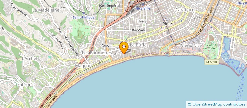 localisation de l'entreprise SODIPROM à NICE