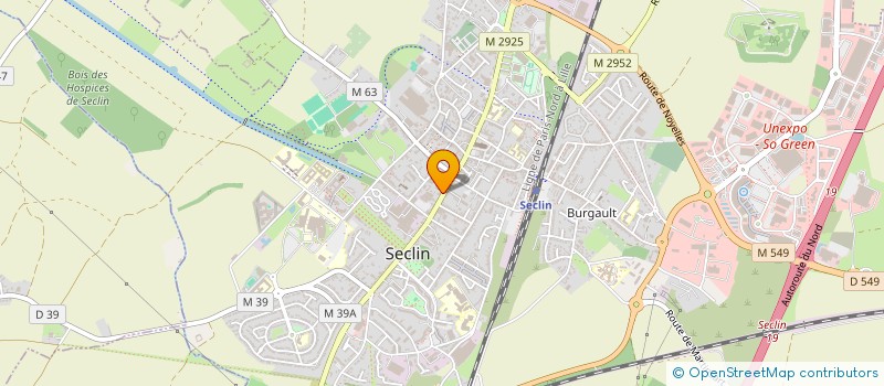 localisation de l'entreprise SODIPROR  SECLIN