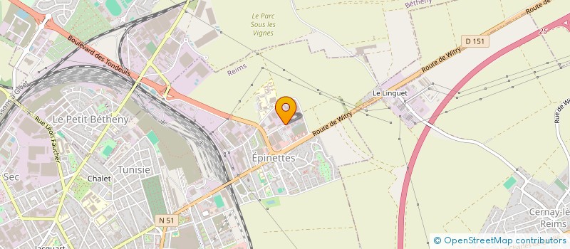localisation de l'entreprise SODIPROTEC à REIMS