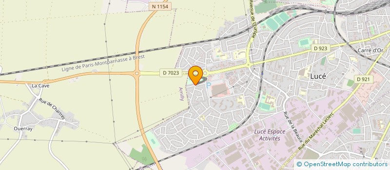 localisation de l'entreprise SODIPUB à LUCE