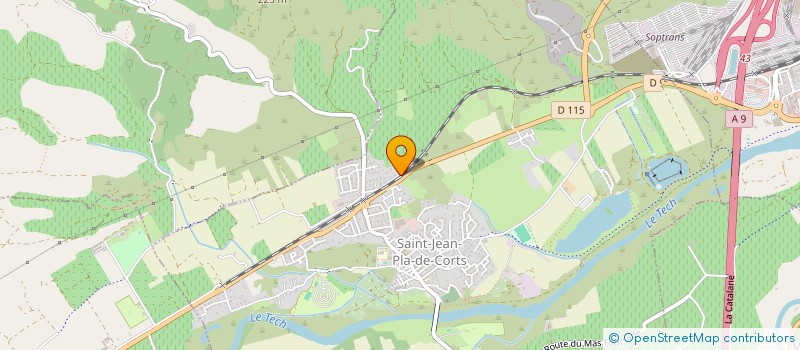 localisation de l'entreprise SODIREP  SAINT-JEAN-PLA-DE-CORTS