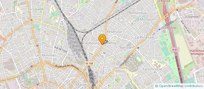 localisation de l'entreprise SODIREPE à TOULOUSE