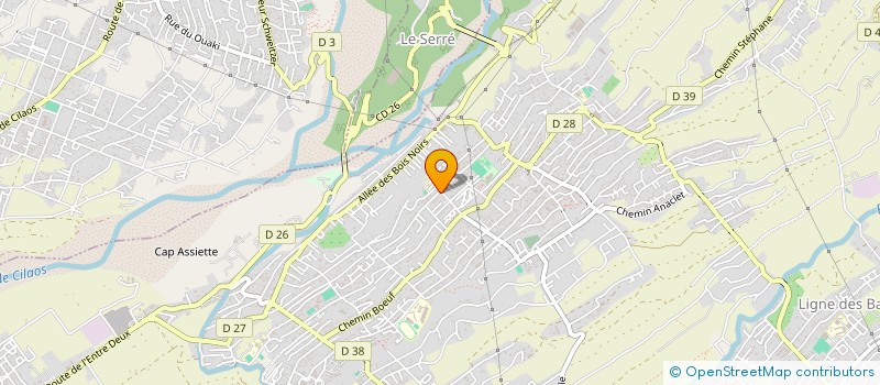 localisation de l'entreprise SODIREPS-OI à SAINT-PIERRE