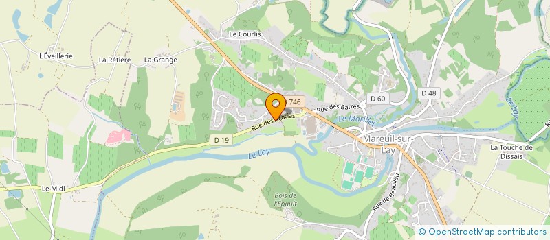 localisation de l'entreprise SODIREUIL  MAREUIL-SUR-LAY-DISSAIS