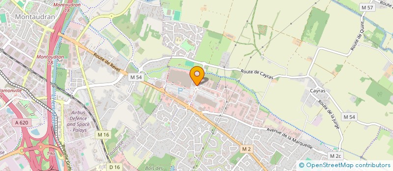 localisation de l'entreprise SODIREV VOYAGES à ST ORENS DE GAMEVILLE