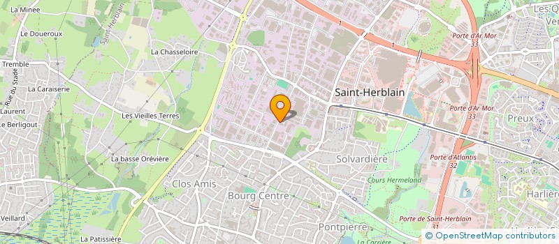 localisation de l'entreprise SODIS à SAINT-HERBLAIN