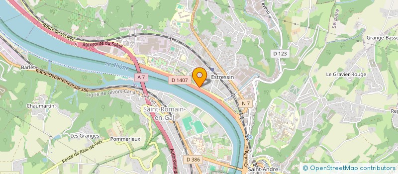 localisation de l'entreprise SODIS à VIENNE