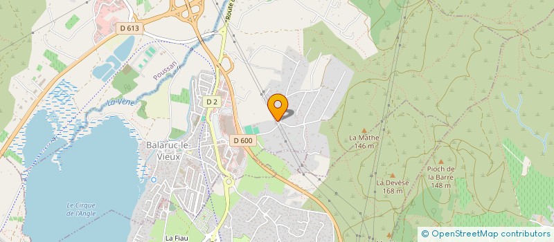 localisation de l'entreprise SODIS à BALARUC-LE-VIEUX