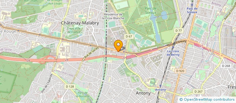 localisation de l'entreprise SODIS à CHATENAY-MALABRY