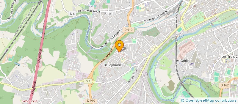 localisation de l'entreprise SODIS 86 à POITIERS