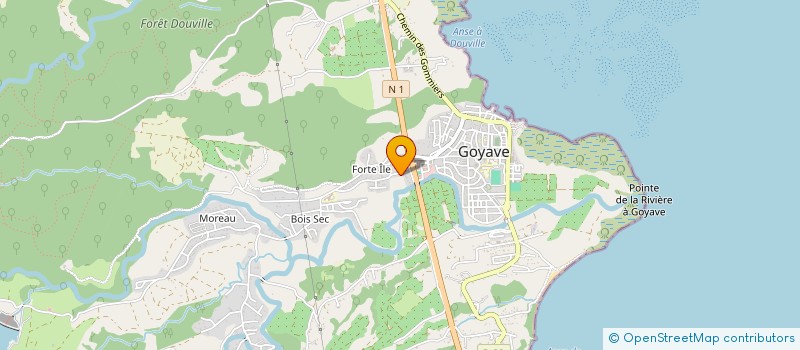 localisation de l'entreprise SODIS  GOYAVE