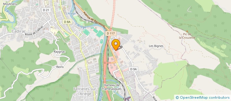 localisation de l'entreprise SODIS COLOR à FOIX
