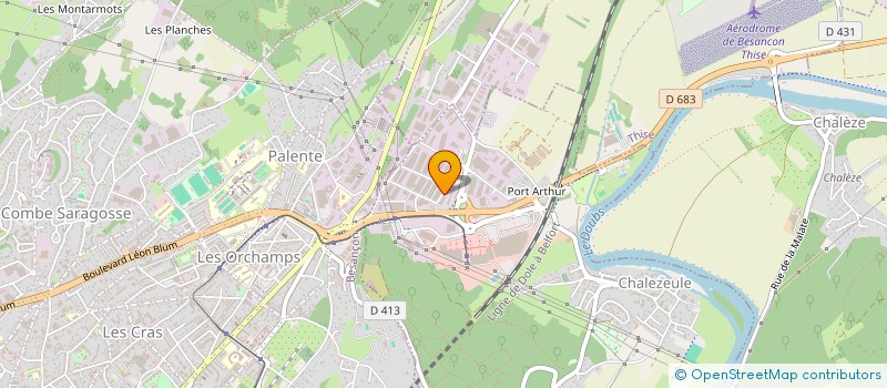 localisation de l'entreprise SODIS INTERNATIONAL à THISE