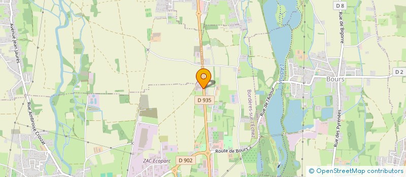 localisation de l'entreprise SODISA  BORDERES-SUR-L'ECHEZ