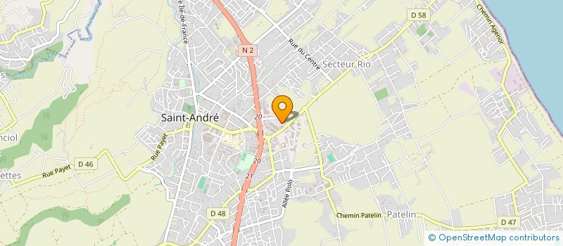 localisation de l'entreprise SODISBIO EST à SAINT-ANDRE