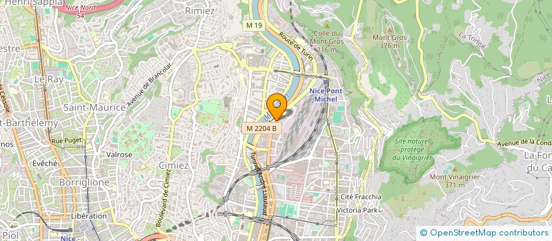 localisation de l'entreprise SODISCO à NICE