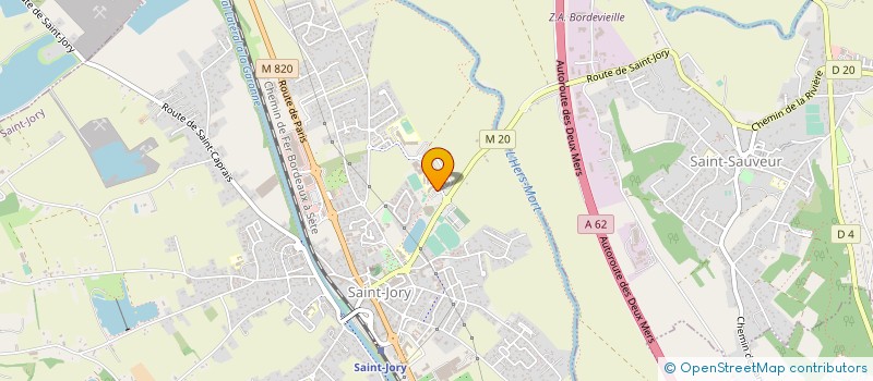 localisation de l'entreprise SODISFRUITS à SAINT-JORY