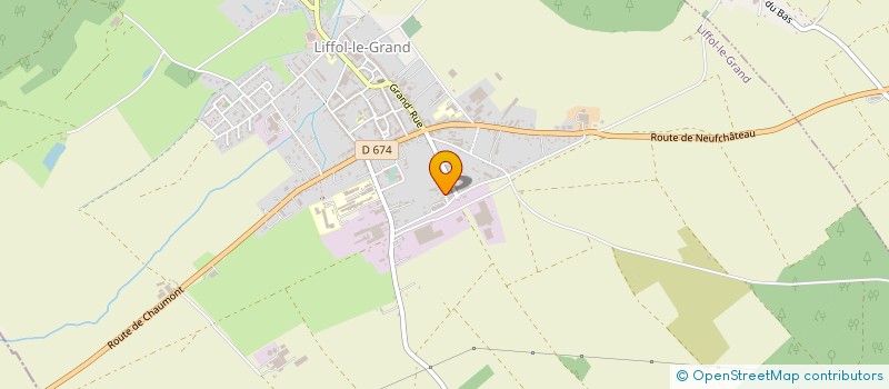 localisation de l'entreprise SODISLOR à LIFFOL-LE-GRAND