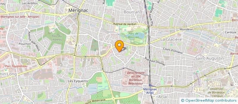 localisation de l'entreprise SODISPAC à MERIGNAC