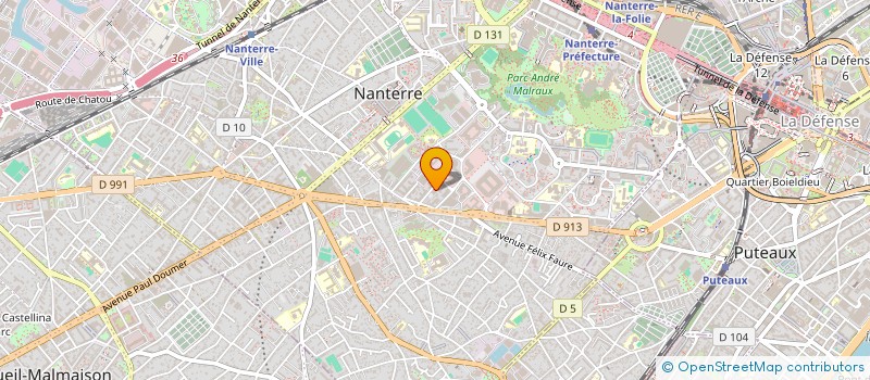 localisation de l'entreprise SODISTAINS à NEUILLY-SUR-SEINE