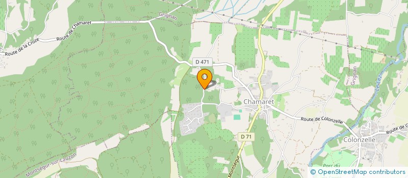 localisation de l'entreprise SODISTRI  CHAMARET