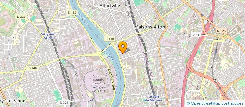 localisation de l'entreprise SODISVINS à ALFORTVILLE