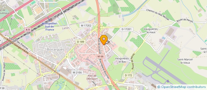 localisation de l'entreprise SODITEC à MAUGUIO