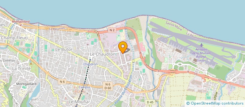 localisation de l'entreprise SODITEC à SAINT-DENIS