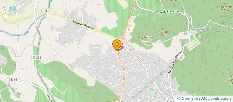 localisation de l'entreprise SODITECH  ROCBARON