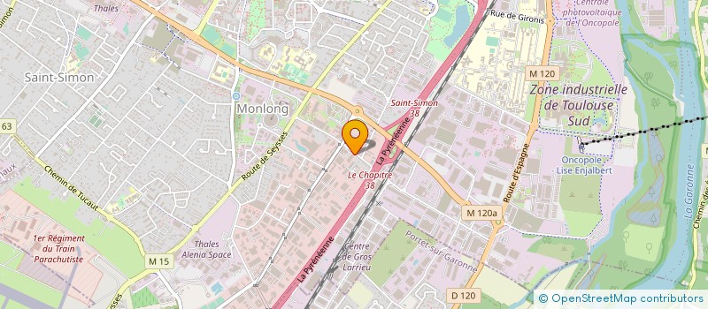 localisation de l'entreprise SODITELEM à TOULOUSE